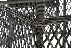 "Эспрессо–150 S" обеденная группа плетеная, цвет графит