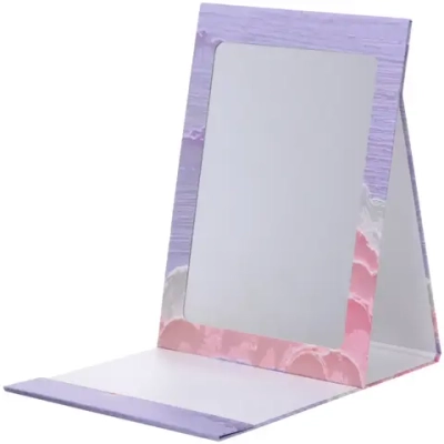 Зеркало косметическое складное «ФОРТУНА БРИ», микс 3 дизайна, луна, 18*25,5см