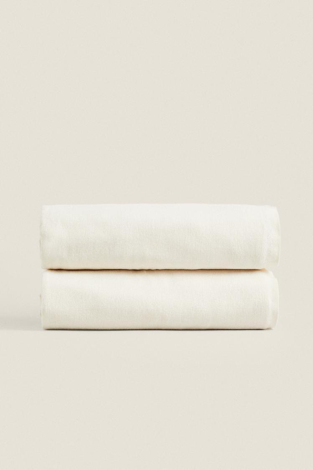ZARA HOME ПЛЕД ИЗ СИНЕЛИ, ЭКРЮ