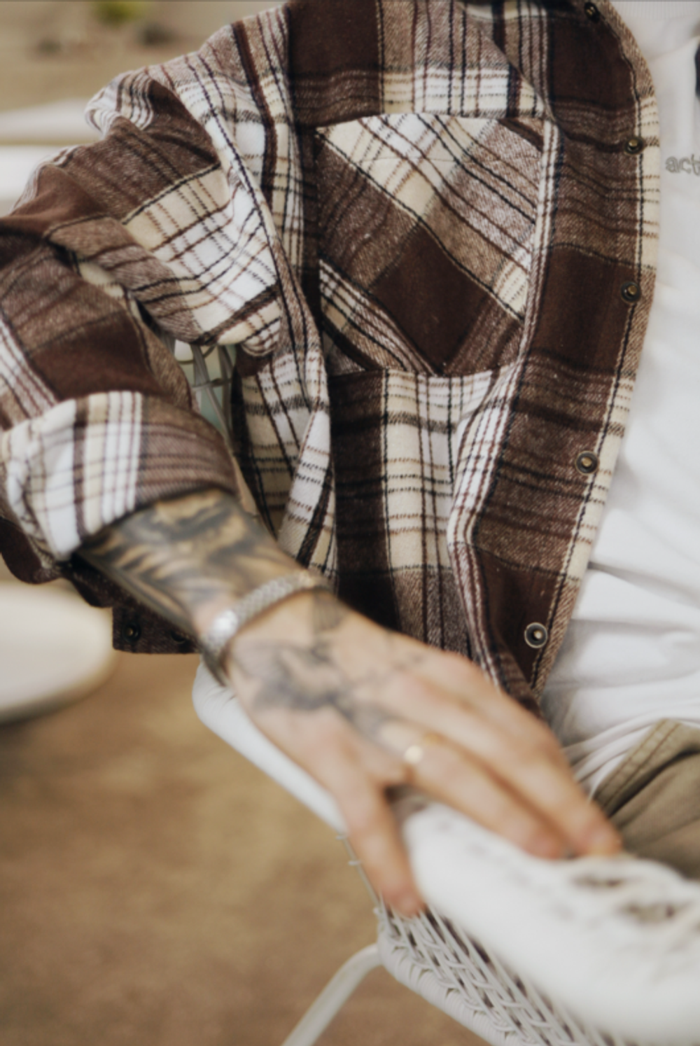 Рубашка "Фланель" коричневая