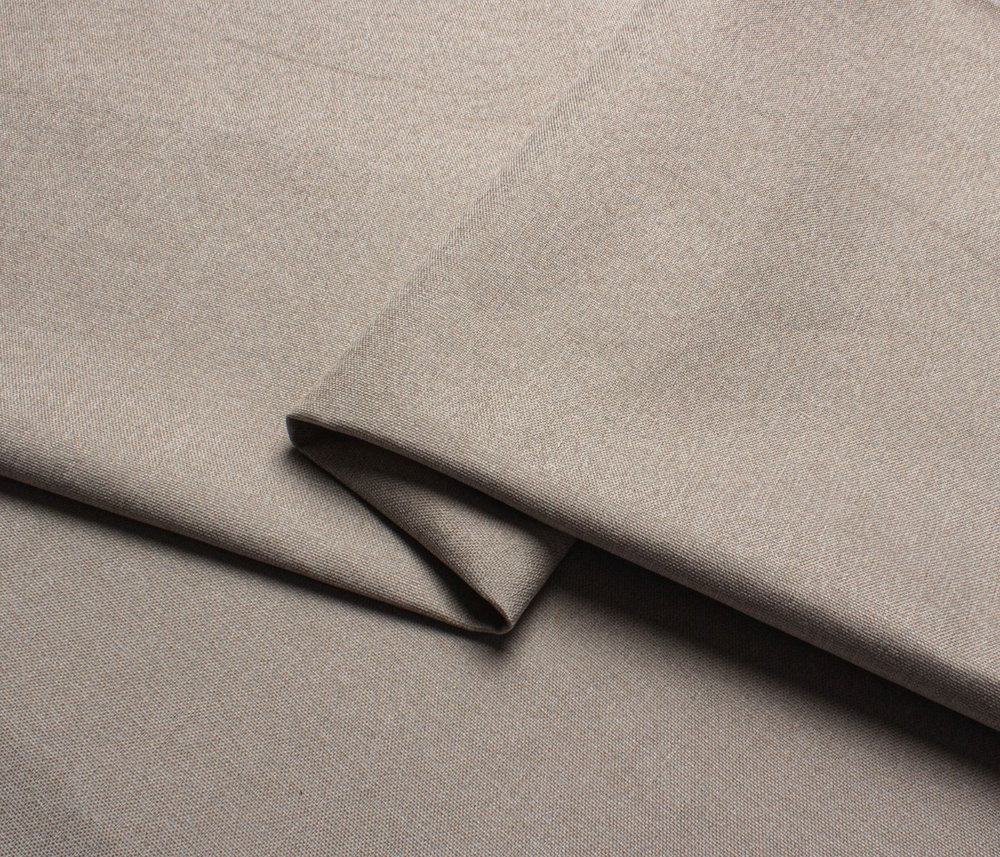 Штора блэкаут Рогожка (кофейный)