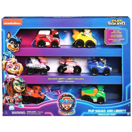 PAW Patrol - Набор машинка Pup Squad + мотоцикл Liberty 7 шт. 20143575 / артикул   97205 6067861 20143575  / GTIN 778988492444