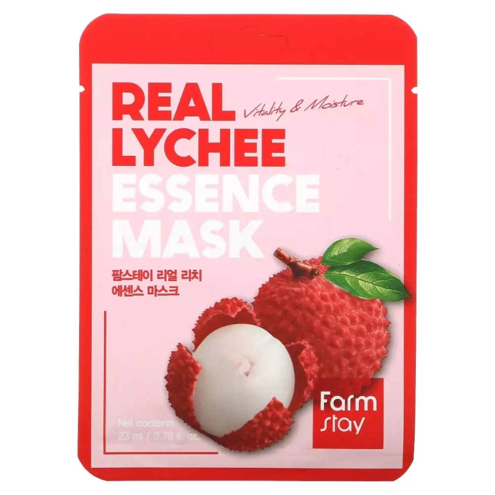 Маска тканевая с экстрактом личи FarmStay Real Lychee Essence Mask
