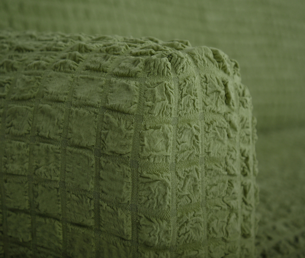 Чехол на угловой диван, цвет Зеленый светлый