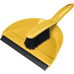 Щетка-сметка с совком "Good" (ярко-желтый)