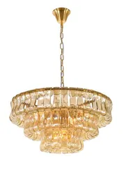 49664/D600 PT BRS (1) Люстра NW