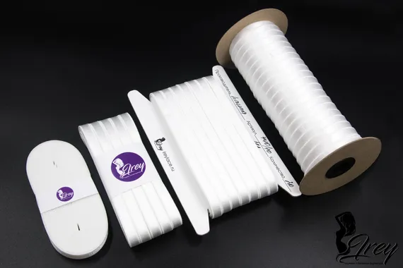 001 740/10 ОПТ Бретель глянец Lauma Fabrics, 10 мм, белый 001