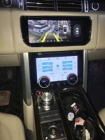 Сенсорная панель климата Range Rover 4 2012-2017 - Carmedia ZF-2003 LCD/ЖК экран 9" с отверстием под CD