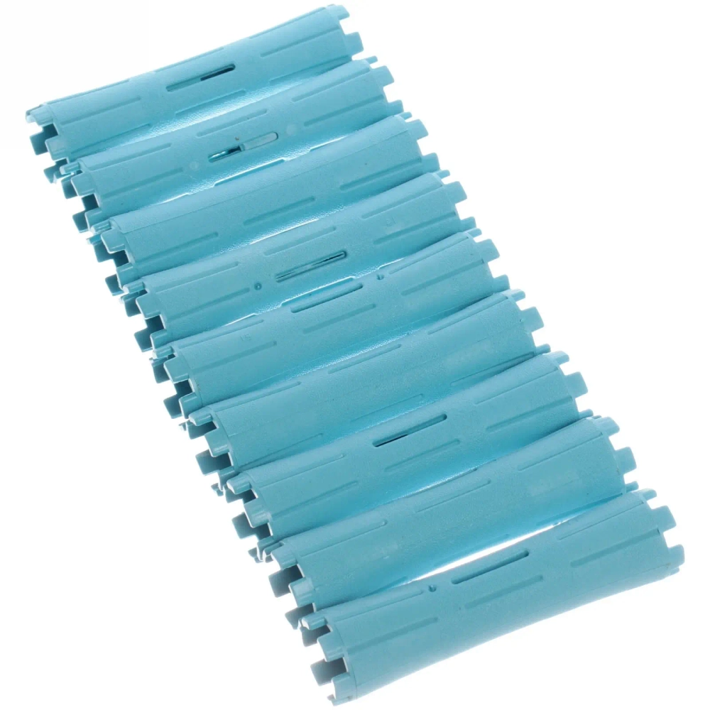 Бигуди пластмассовые-коклюшки 9шт «Styling», микс 6 цветов, d=2,2см (прозрачный пакет с подвесом), без резинки