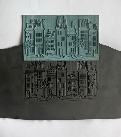 Гибкий штамп "Город"