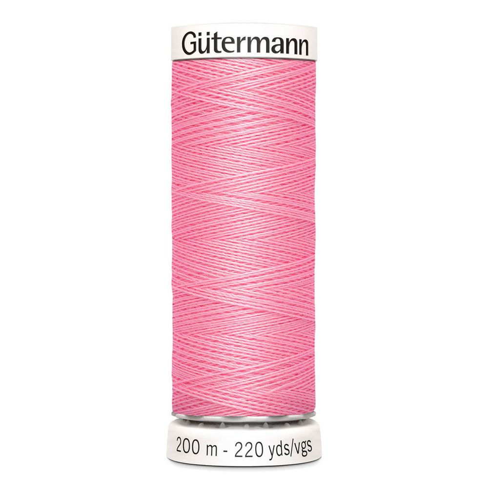 01 Нить Sew-All 100/200 м для всех материалов, 100% полиэстер Gutermann 748277 (758 розовый)