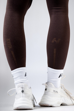 Леггинсы High-Waist Push-Up Leggings POWER 888 Коричневые