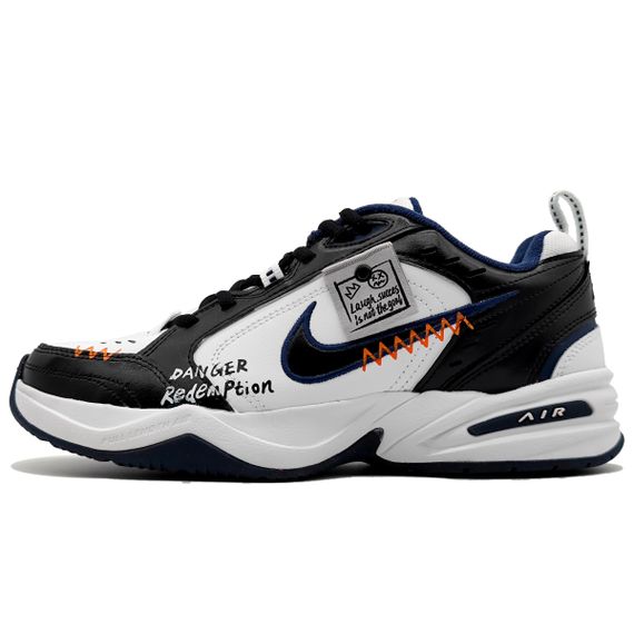 【 】 Nike Air Monarch 4 White Navy PU