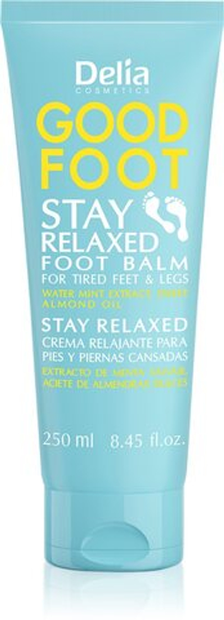 Delia Cosmetics Good Foot Stay Relaxed - бальзам для уставших ног /   250  ml  / GTIN 5901350490099