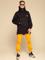 Анорак мужской удлиненный черный Город Горький