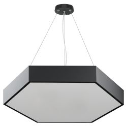 Светильник LED ЭРА Geometria SPO-121-B-40K-038 Hexagon 38Вт 4000K 4000Лм IP40 600*80 черный подвесной драйвер внутри