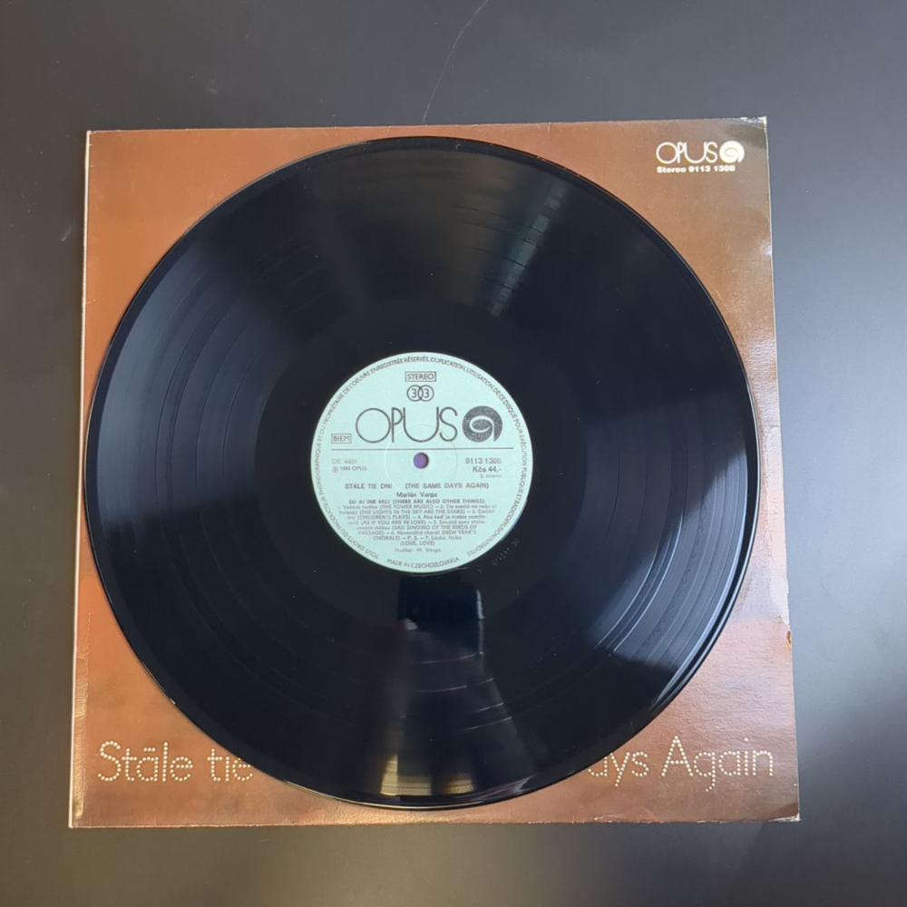LP Marian Varga Stale Tie Dni - The Same Days Again. Виниловая пластинка 12 дюймов. Opus Чехословакия 1984 год