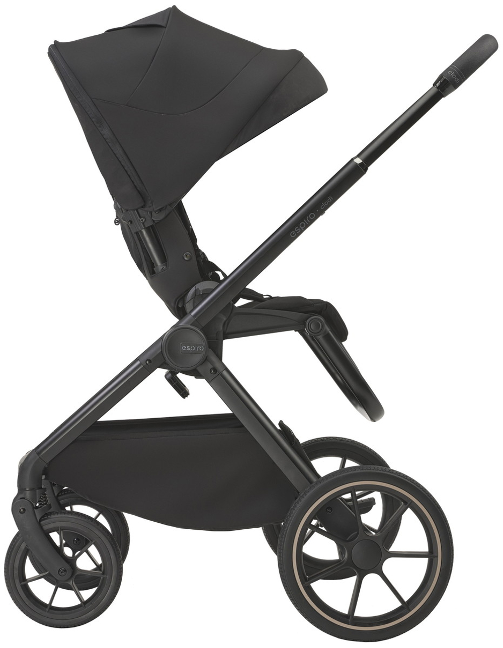 Детская коляска 2 в 1 Espiro Clodi 10 trendy black