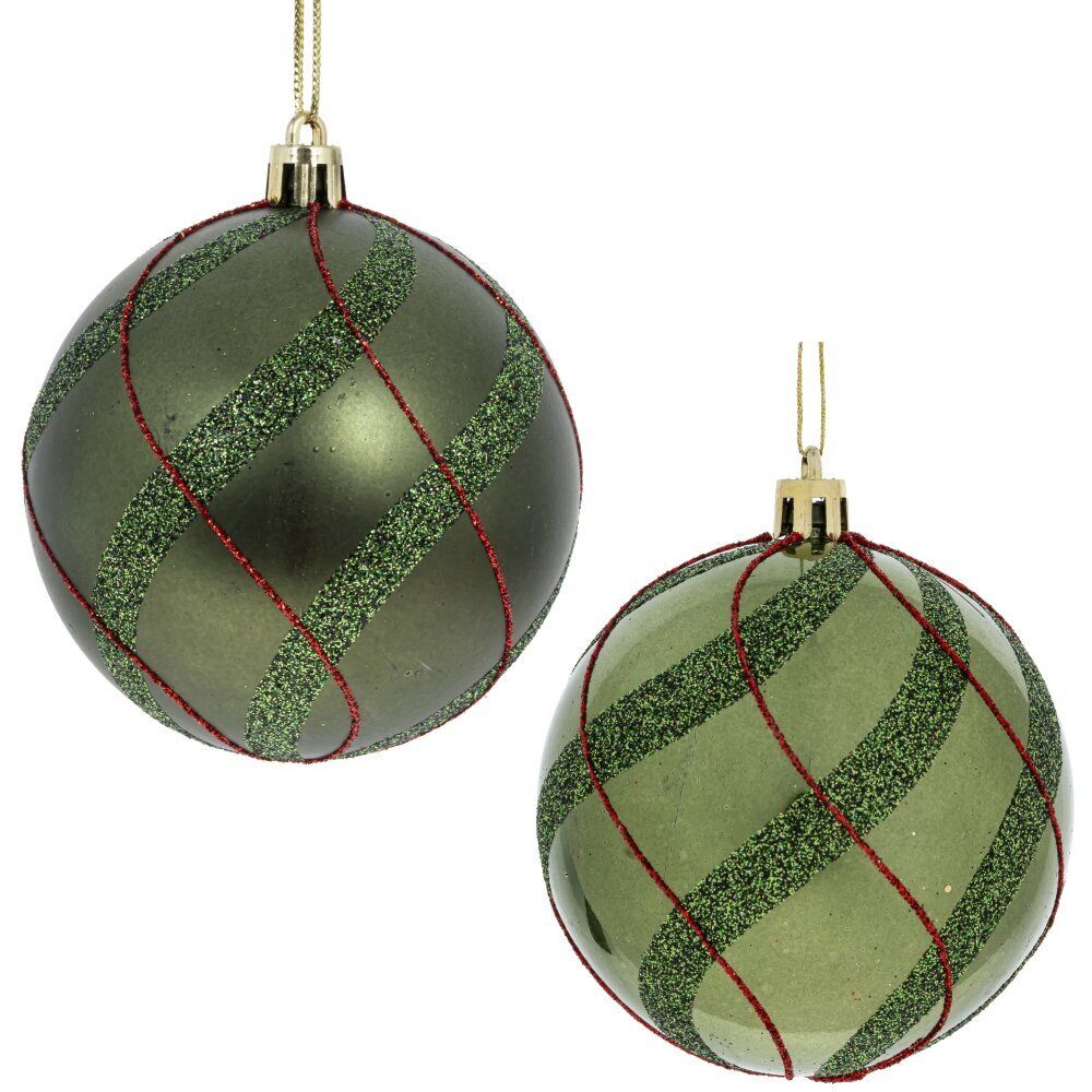 GAEM Набор из 12шт Украшение новогоднее "Шар", D 8 см, L35 W27 H8,5 см