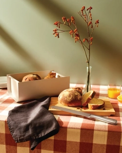 Alessi Хлебница Mattina, темно-серая BG03 DG