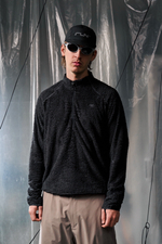 Свитшот Nothomme Blue Monte Primaloft Fleece Half-Zip Sweatshirt "Udo Gray Black"