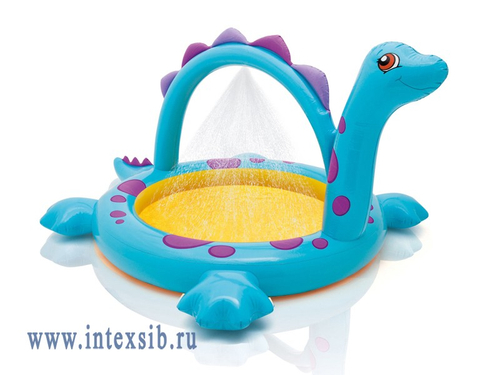 Бассейн Динозаврик с распылителями 228х165х116 см