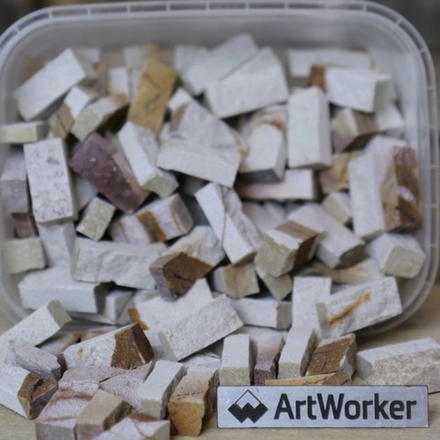 Колотый натуральный камень NS352, 350гр