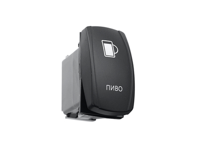 Переключатель ВКЛ/ВЫКЛ, красный, ПИВО