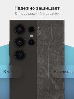 Чехол ROSCO для Samsung Galaxy S24 Ultra (арт.SS-S24U-COLOURFUL-BLACK )