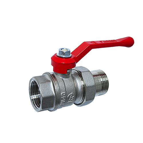 Кран шаровой со сгоном 1'' рукоятка 11б27п1 Стандарт 222 ГАЛЛОП никель PN40