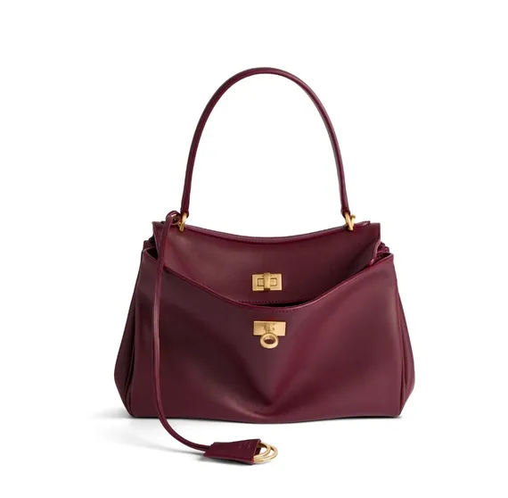 BALENCIAGA RODEO HANDBAG Бордовый