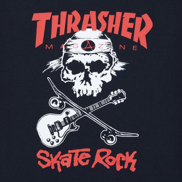 Футболка Thrasher Skate Rock Skull (black) артикул: - купить в магазине Дайс