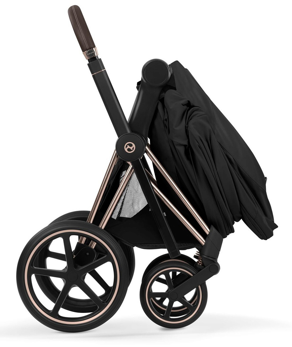 Коляска Cybex Priam V Rosegold Style Collection 2 в 1 Sepia Black