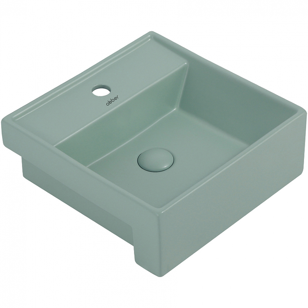 Раковина Abber Rechteck 41 AC2208MCG Светло-зеленая матовая