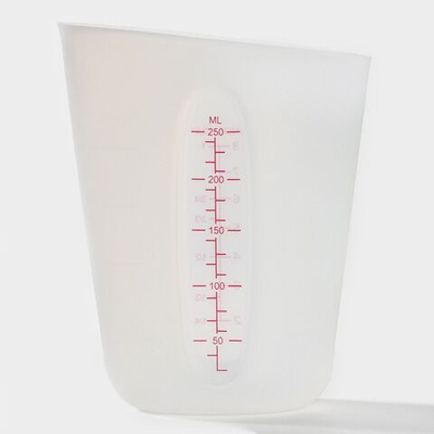 Мерный стакан Доляна, 250 мл, цвет белый