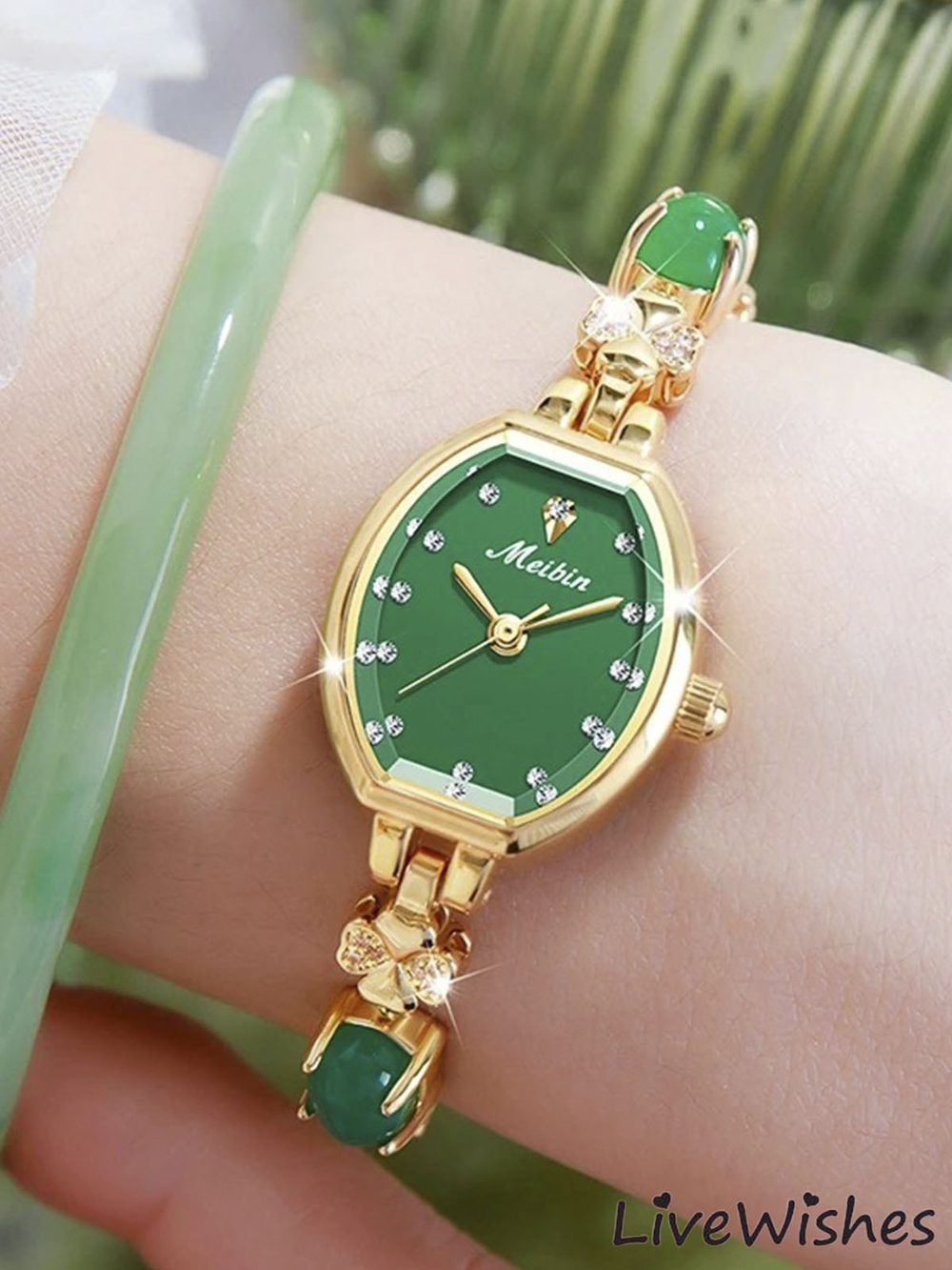 Часы наручные кварцевые AIMIDI на металлическом браслете, золотистый W9280-01