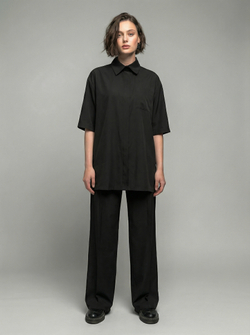 Рубашка прямая свободная для парикмахера