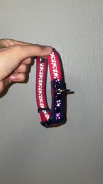 Ошейник светоотражающие элементы звезды , 20 мм , 29-43 см обхват шеи. Биотан.