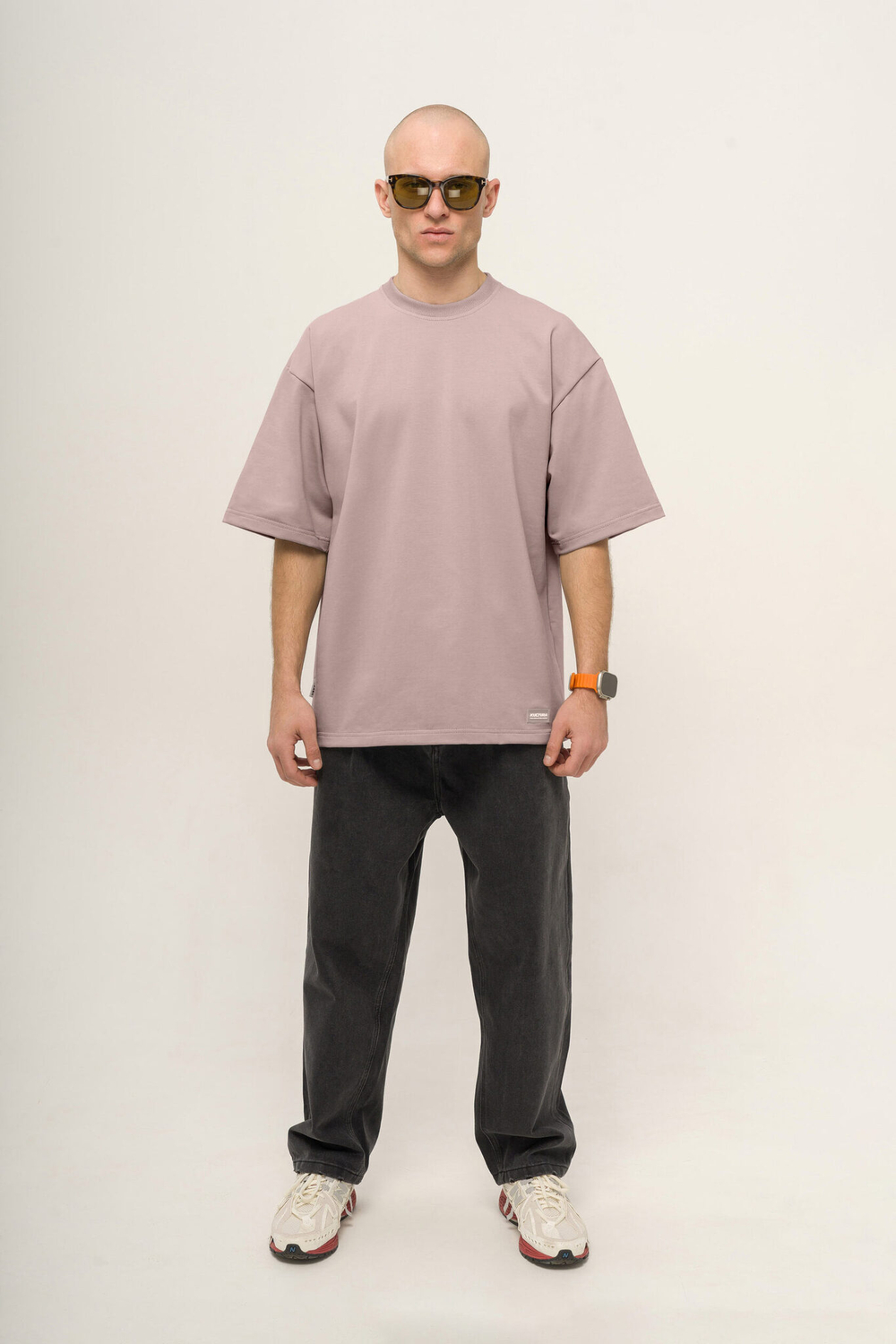 Футболка KUL'TURA OverSize "Basic" Розовый Темный