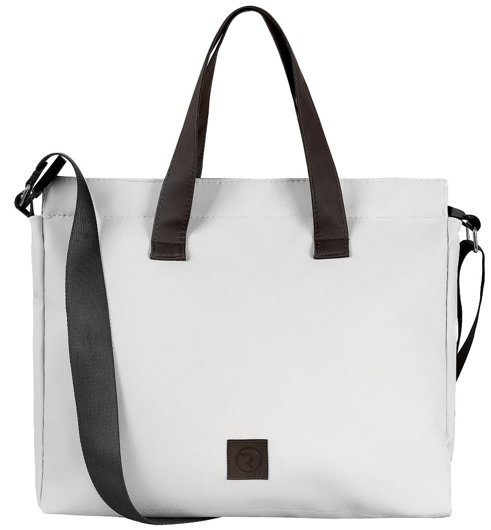 Детская коляска Roan Esso Кожа 3 в 1 с автокреслом Pituso Santiso Pro ESSK/215/1 White/Black/руч.Тем.коричневый