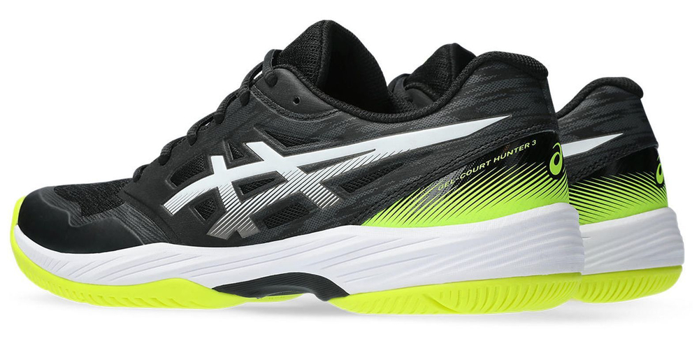 Мужские кроссовки для бадминтона/сквоша Asics Gel-Court Hunter 3 - black/white