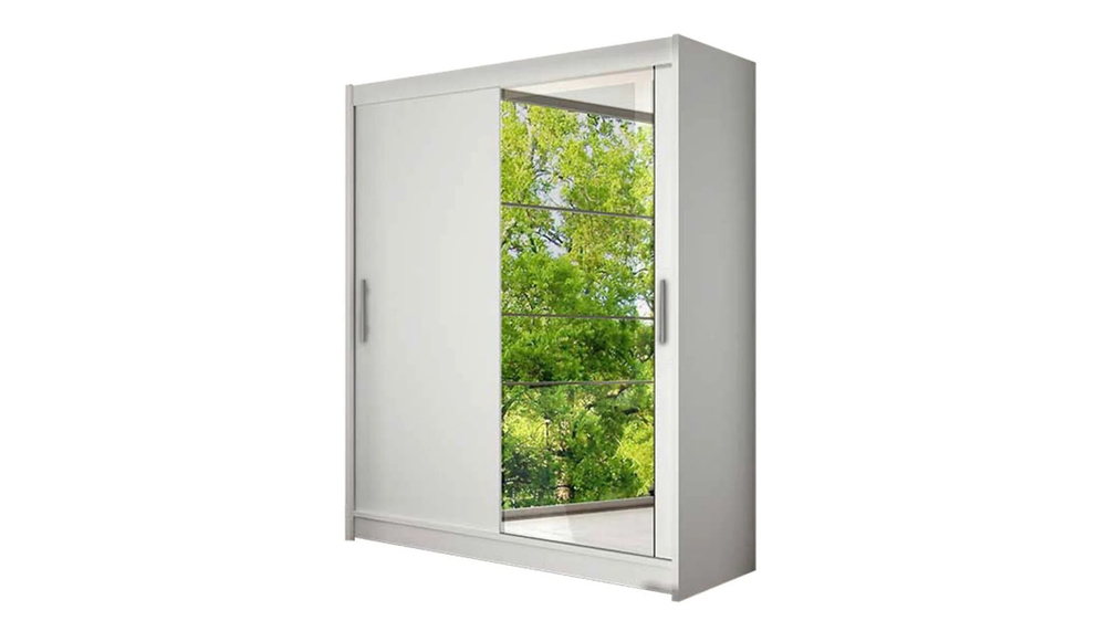 Шкаф-купе Женевра Белый 101  210*50*220