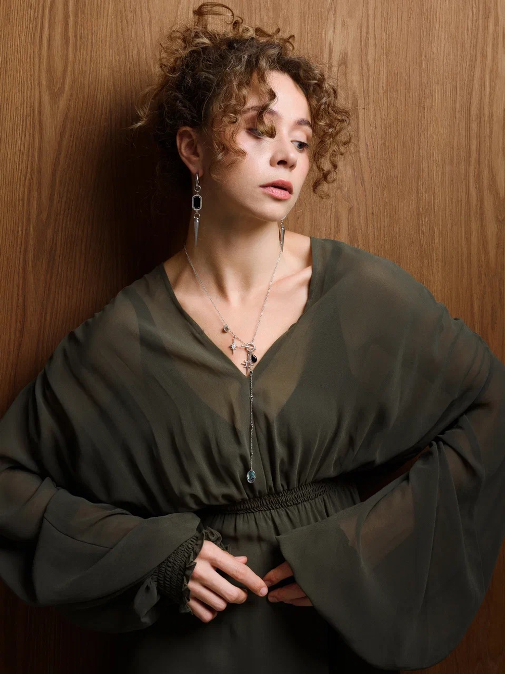 Колье "Night Ovals"