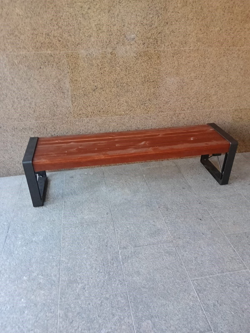 Банкетка стальная «София» без подлокотников