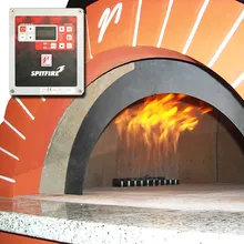 Печь для пиццы на газе и дровах Valoriani Vezuvio Igloo 120 (на 5 пицц)