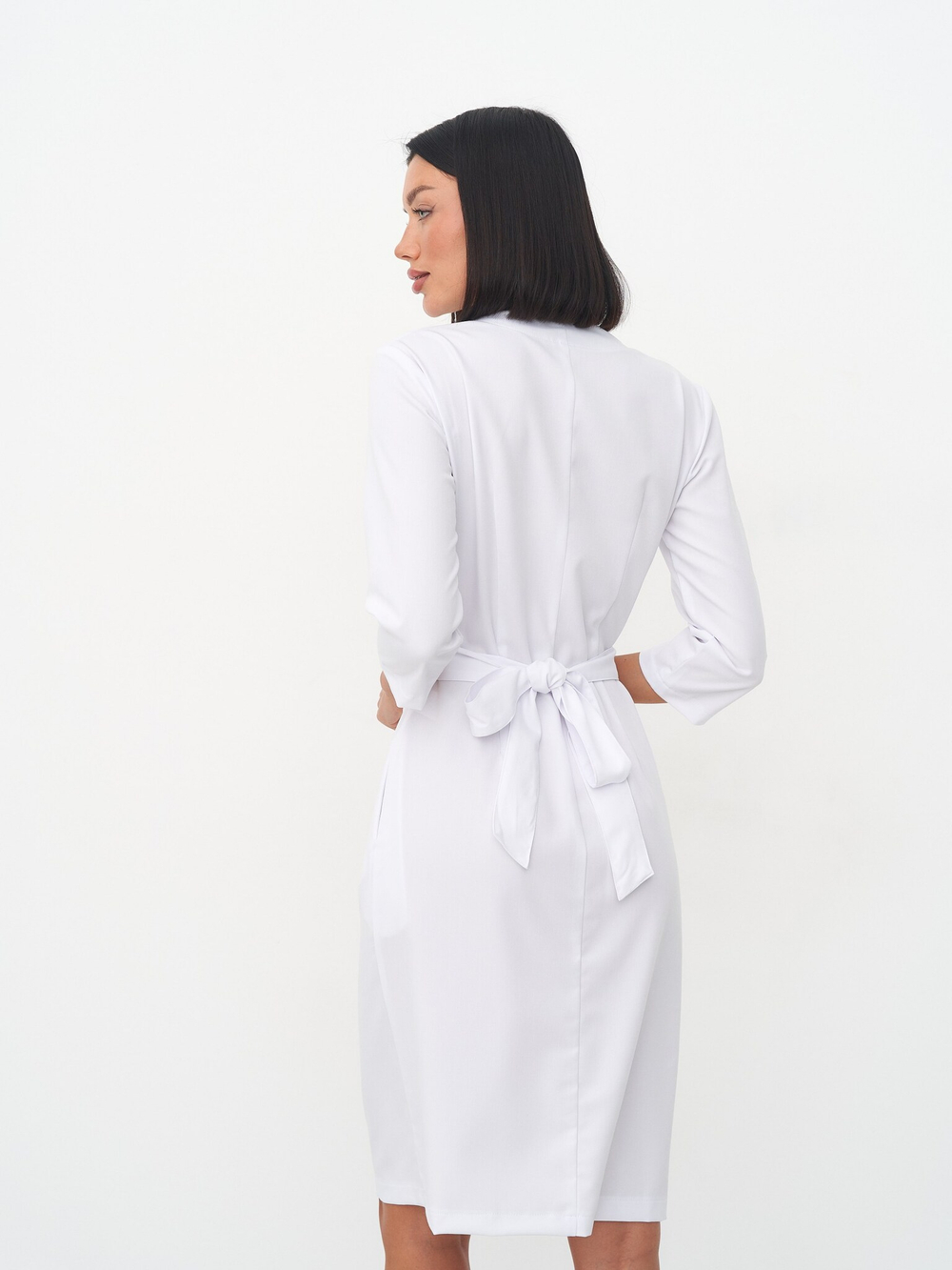 Халат женский м184 soft premium белый