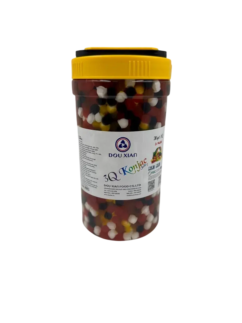 Желейный топпинг шарики для Бабл Ти ,фруктовый микс 2.5кг