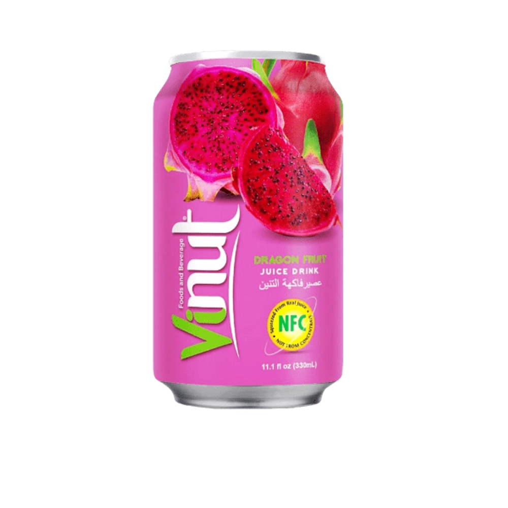Напиток сокосодержащий Vinut Dragon fruit Juice Drink со вкусом Драгонфрута (Питайя) 330 мл