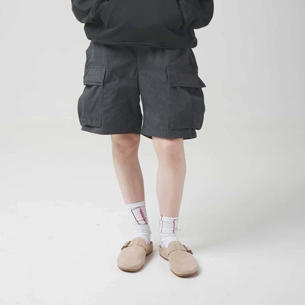 Шорты SS24 Cargo Dyed Pebble Grey темно-серые - фото 3