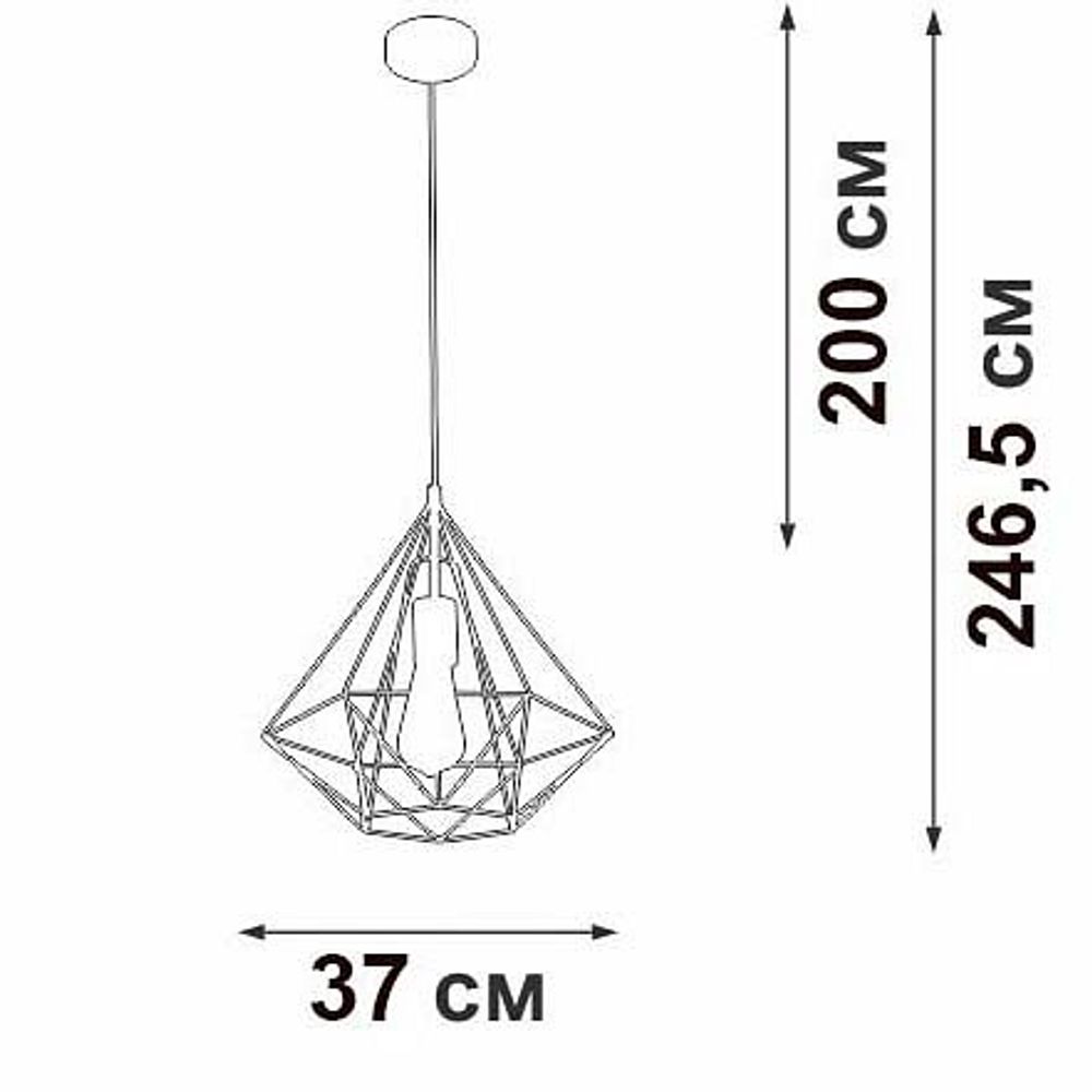 Подвесной светильник Vitaluce V28041 V28041-1/1S